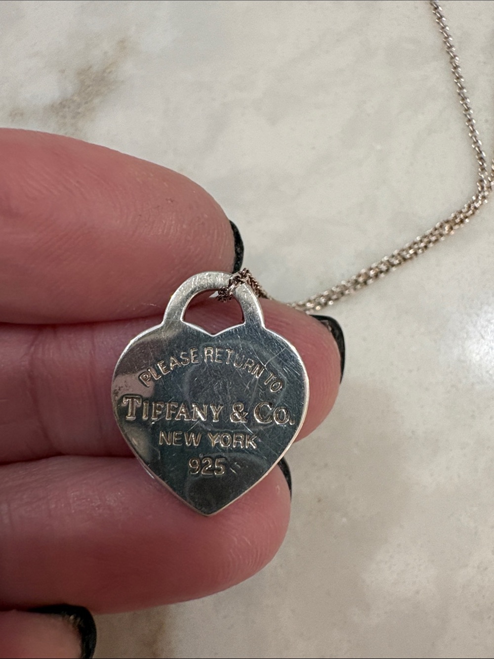 Tiffany & Co. Heart Tag Pendant Necklace